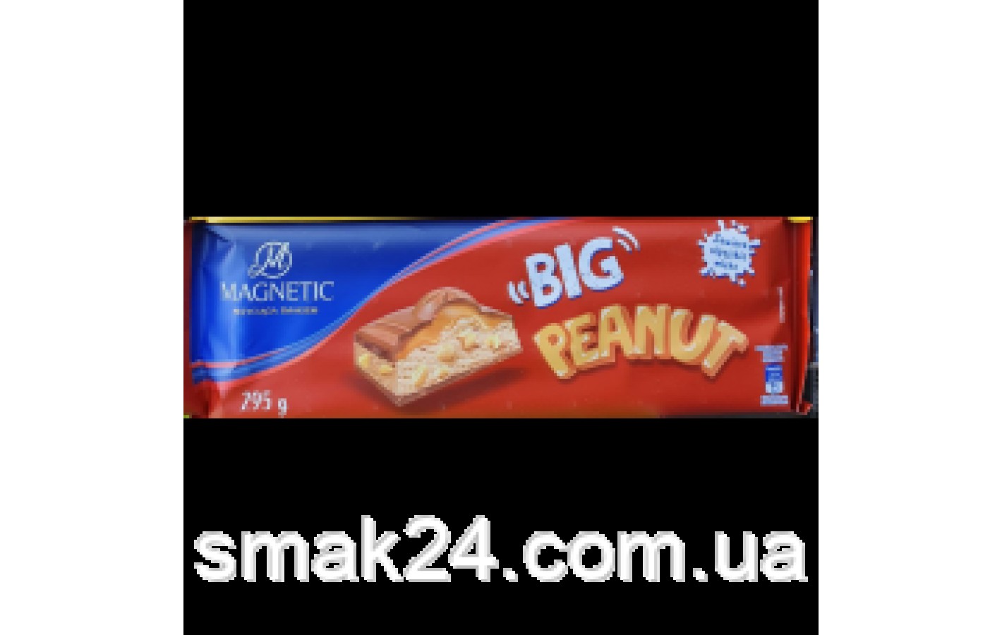 Шоколад з арахісом та карамеллю Magnetic Big Peanut 295г Польща