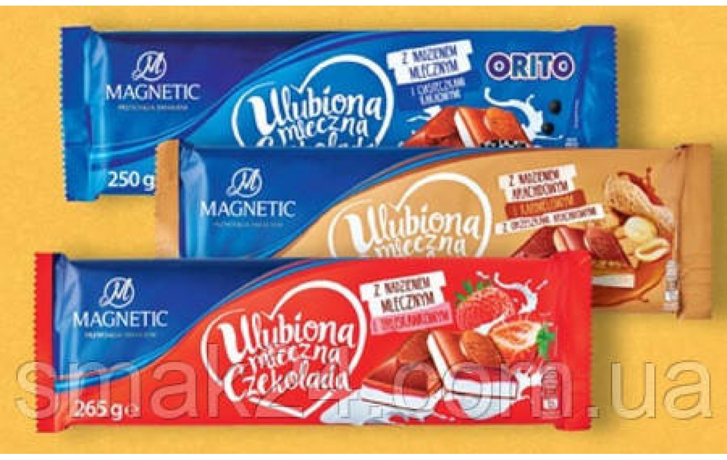 Шоколад с печеньем Орео Magnetic Big Cookies 300г Польша