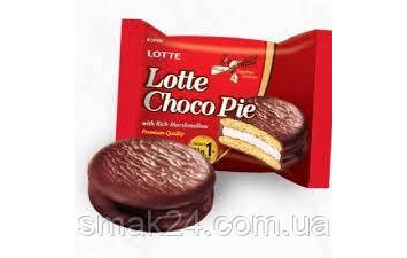 Печенье (Пирожное) Классика Choco Pie LOTTE Чоко пай  (6шт) 168г Ю.Корея