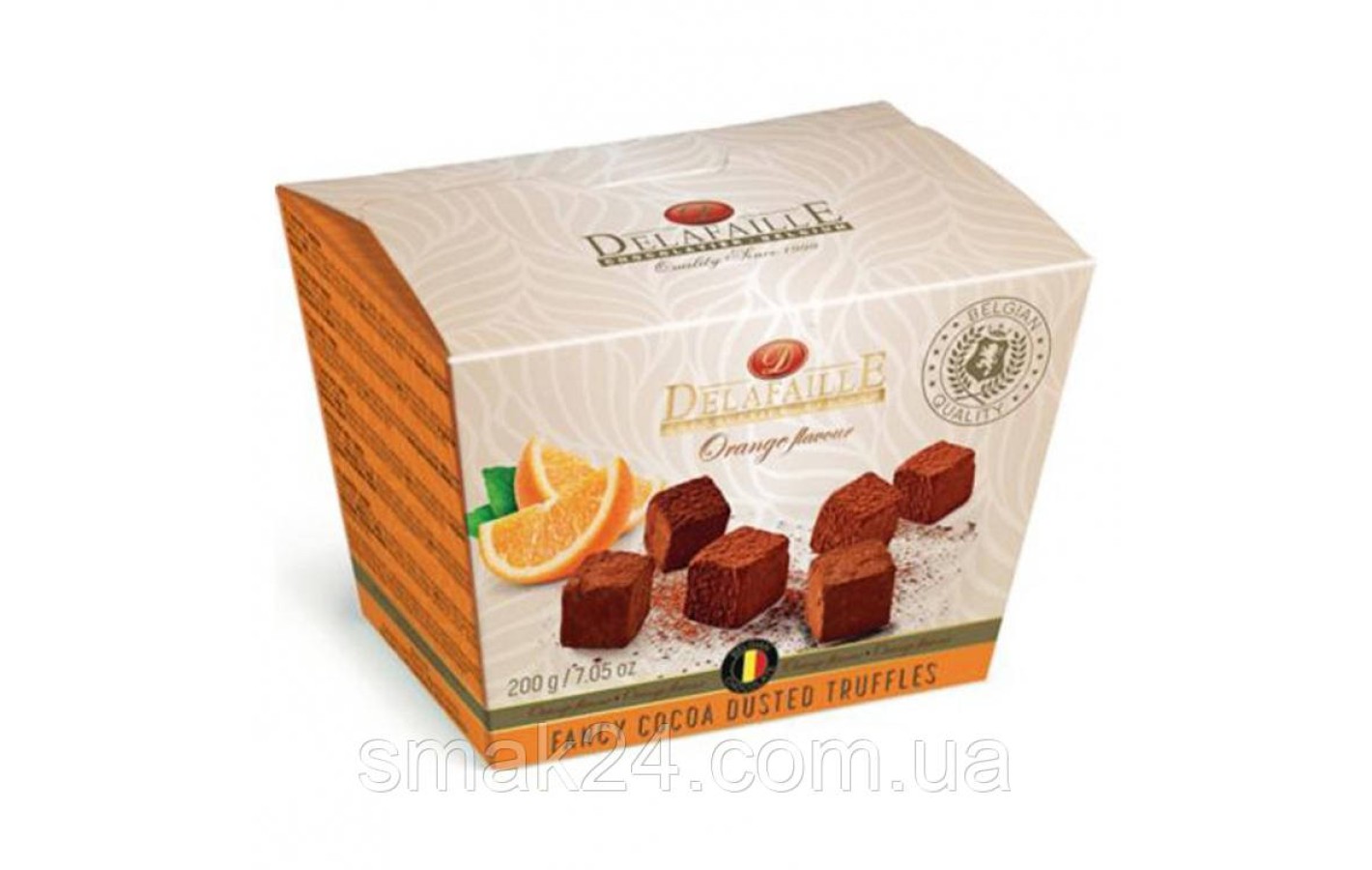 Конфеты трюфельные Delafaille Orange 200г Бельгия