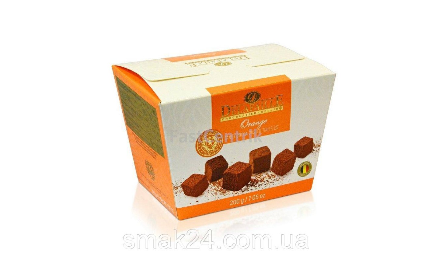 Конфеты трюфельные Delafaille Orange 200г Бельгия