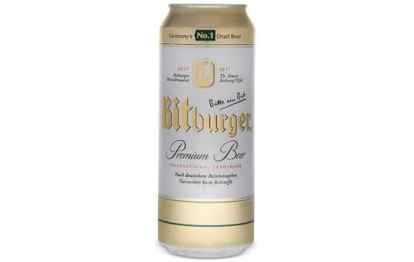 Пиво светлое Bitburger Premium Pils  0.5л 4,8% Германия