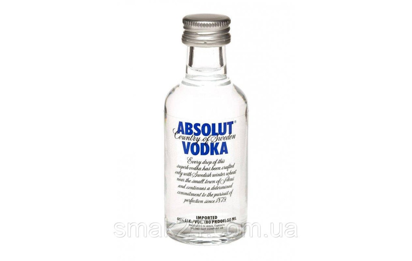 Водка  ABSOLUT,  50мл 40%
