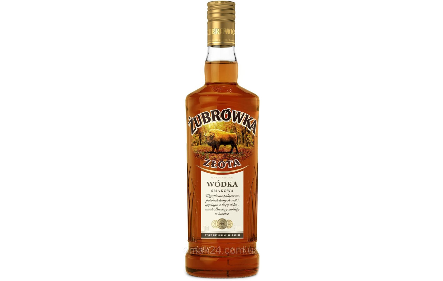 Горілка Zubrowka Zlota 0.7 л 37.5% Польща