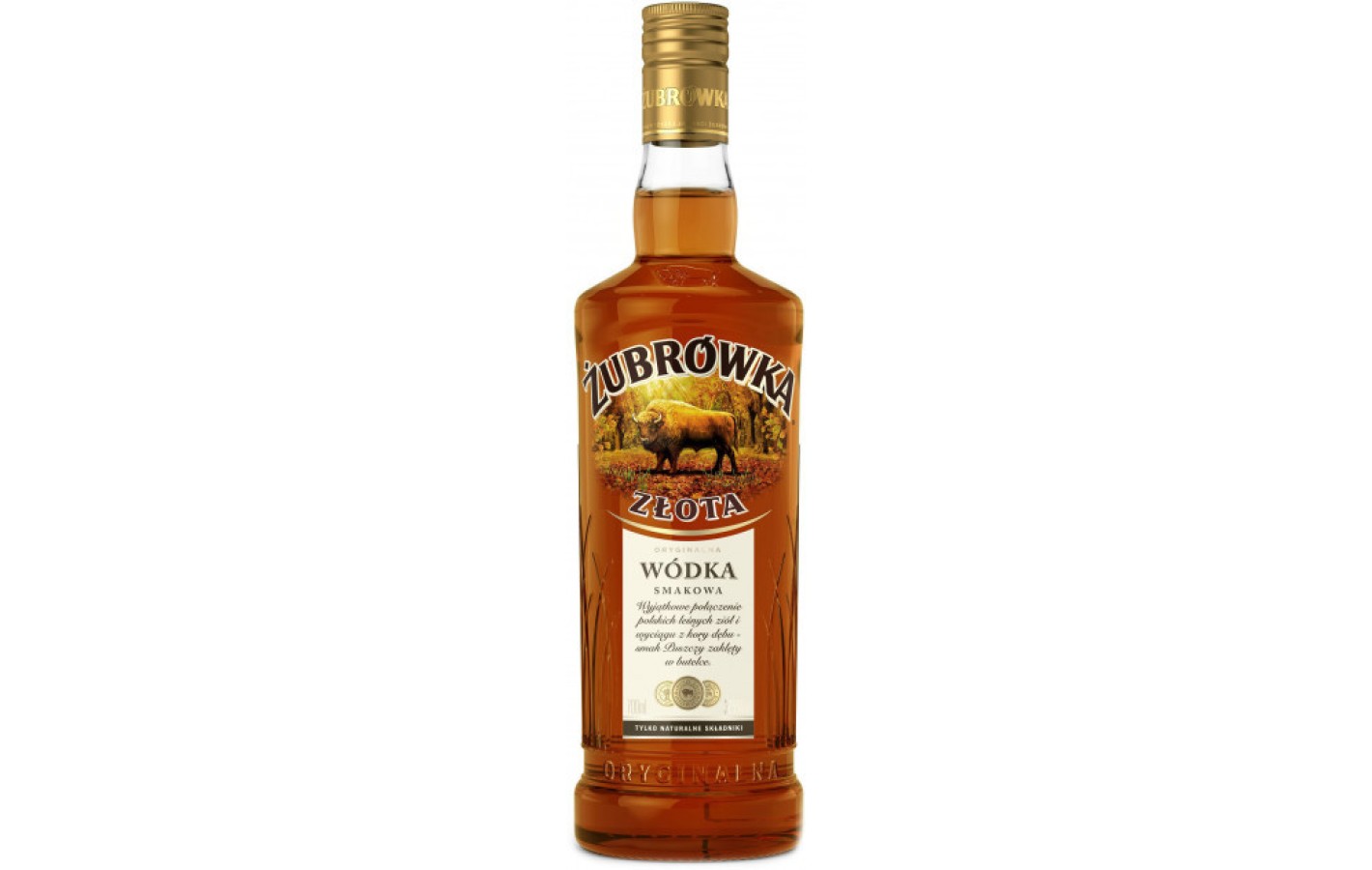 Горілка Zubrowka Zlota 0.7 л 37.5% Польща