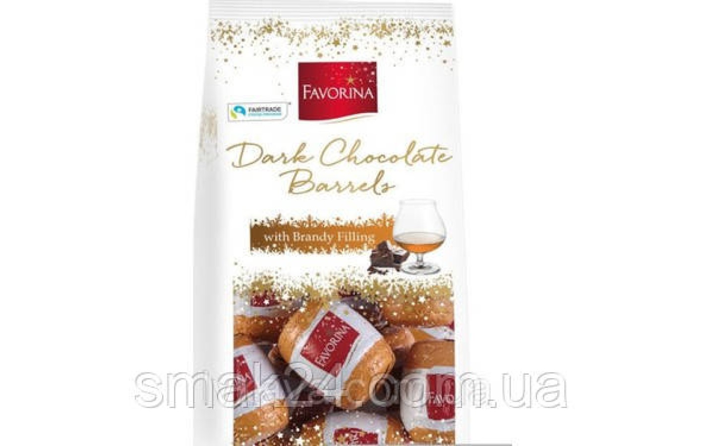 Шоколадные бочки (конфеты) с ликёром Бренди Favorina Brandy Liqueur 150г Германия