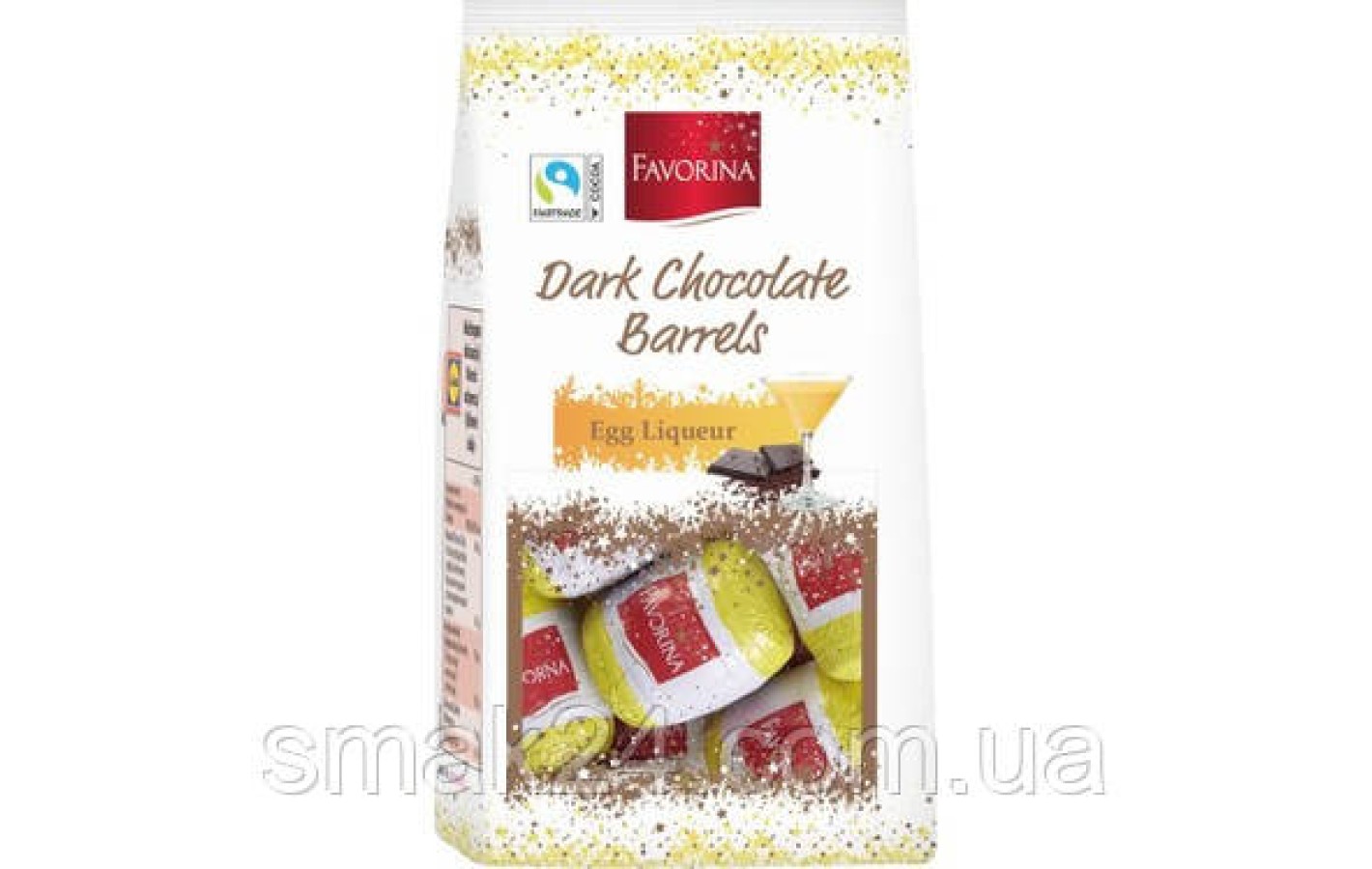 Шоколадні бочки (цукерки) з яєчним лікером Favorina With Egg Liqueur Filling 150г Німеччина