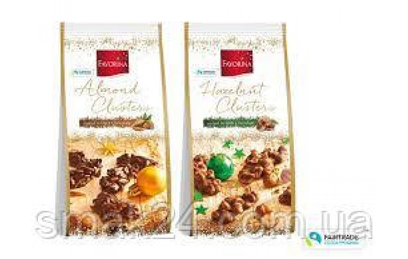 Конфеты Фундук в молочном шоколаде Favorina Hazelnut Clusters 125 г