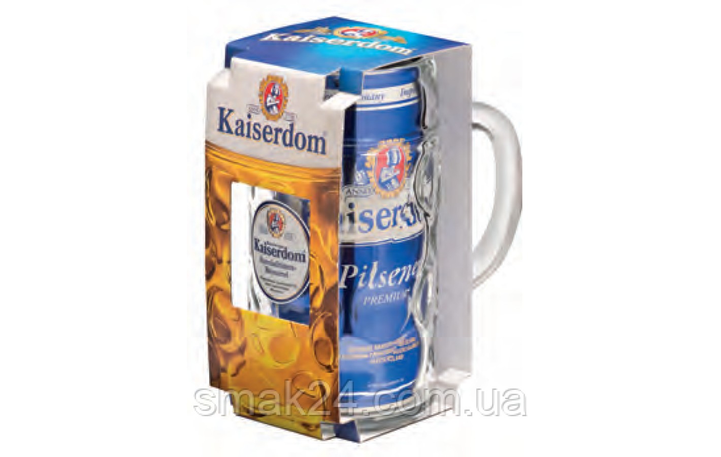 Пиво светлое Kaiserdom Pils Premium 4,7%, 1л+ кружка, Германия