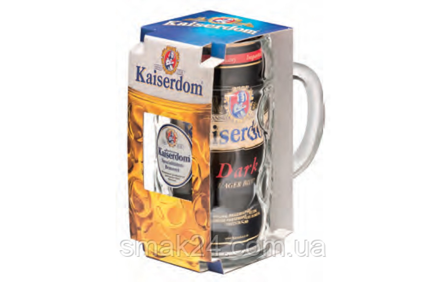 Пиво темное Kaiserdom DARK LAGER 4,7%, 1л+ кружка, Германия