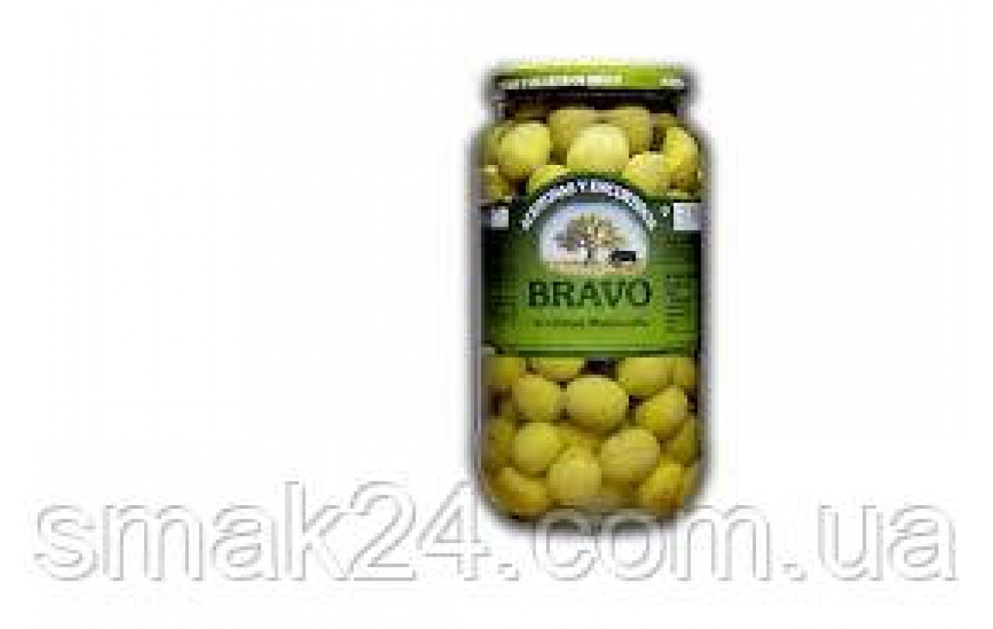 Оливки зелені з кісточкою Bravo aceitunas Gordales con hueso 1000 м Іспанія