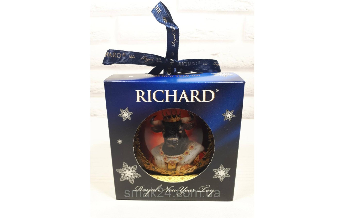 Чай черный цейлонский байховый RICHARD Королевская новогодняя игрушка 20г Шри-Ланка