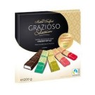 Шоколад Maitre Truffout Grazioso Австрия 200г (4 вкуса в одной упаковке ... клубника, малина,лимон, капуч