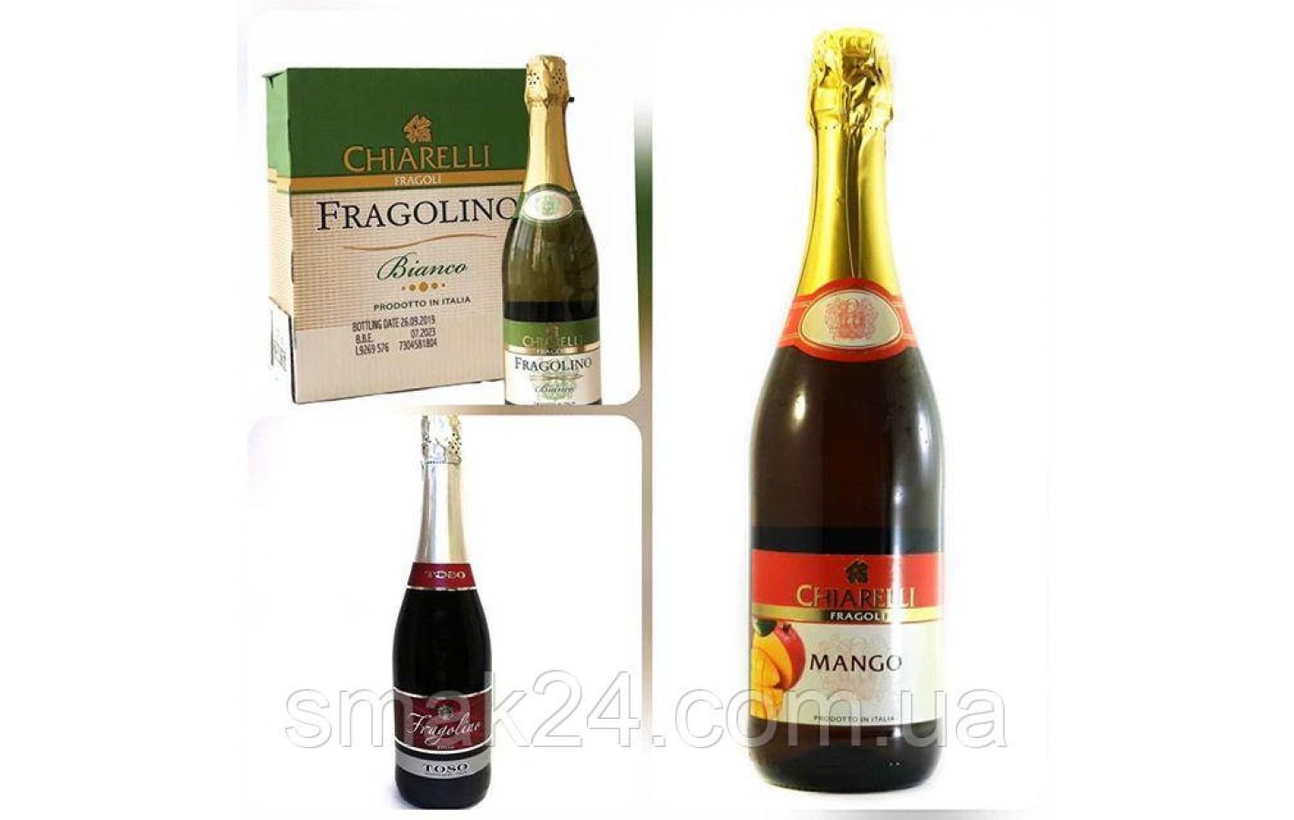 Шампанське (вино) Chiarelli Fragolino Mango біле Італія 750 мл