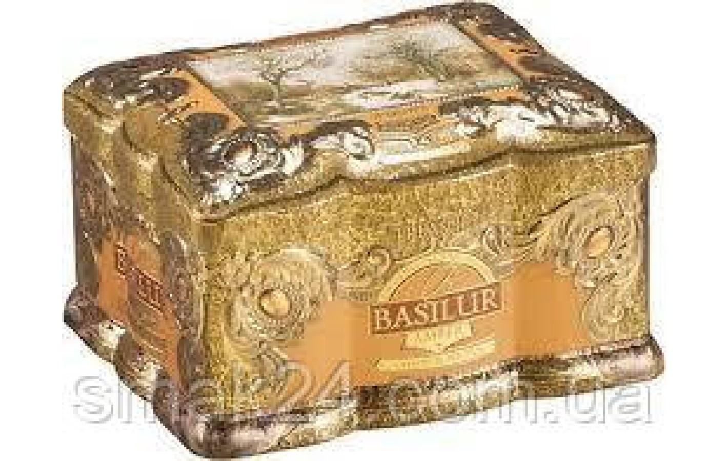Чай черный байховый Basilur Янтарь, коллекция Ларец, ж/б 100г