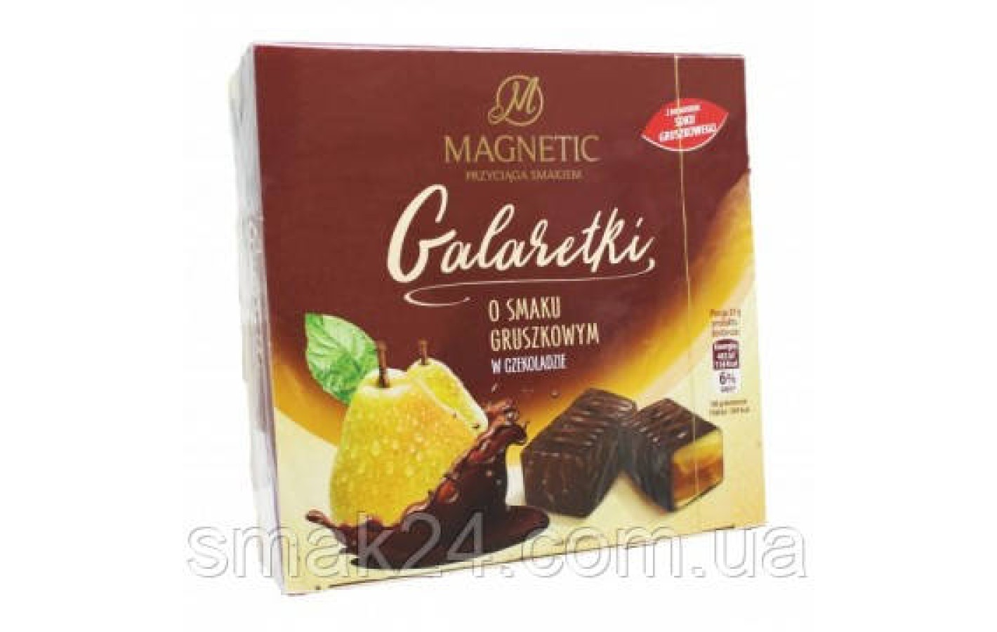 Конфеты Galaretki Magnetic со вкусом груши 460г