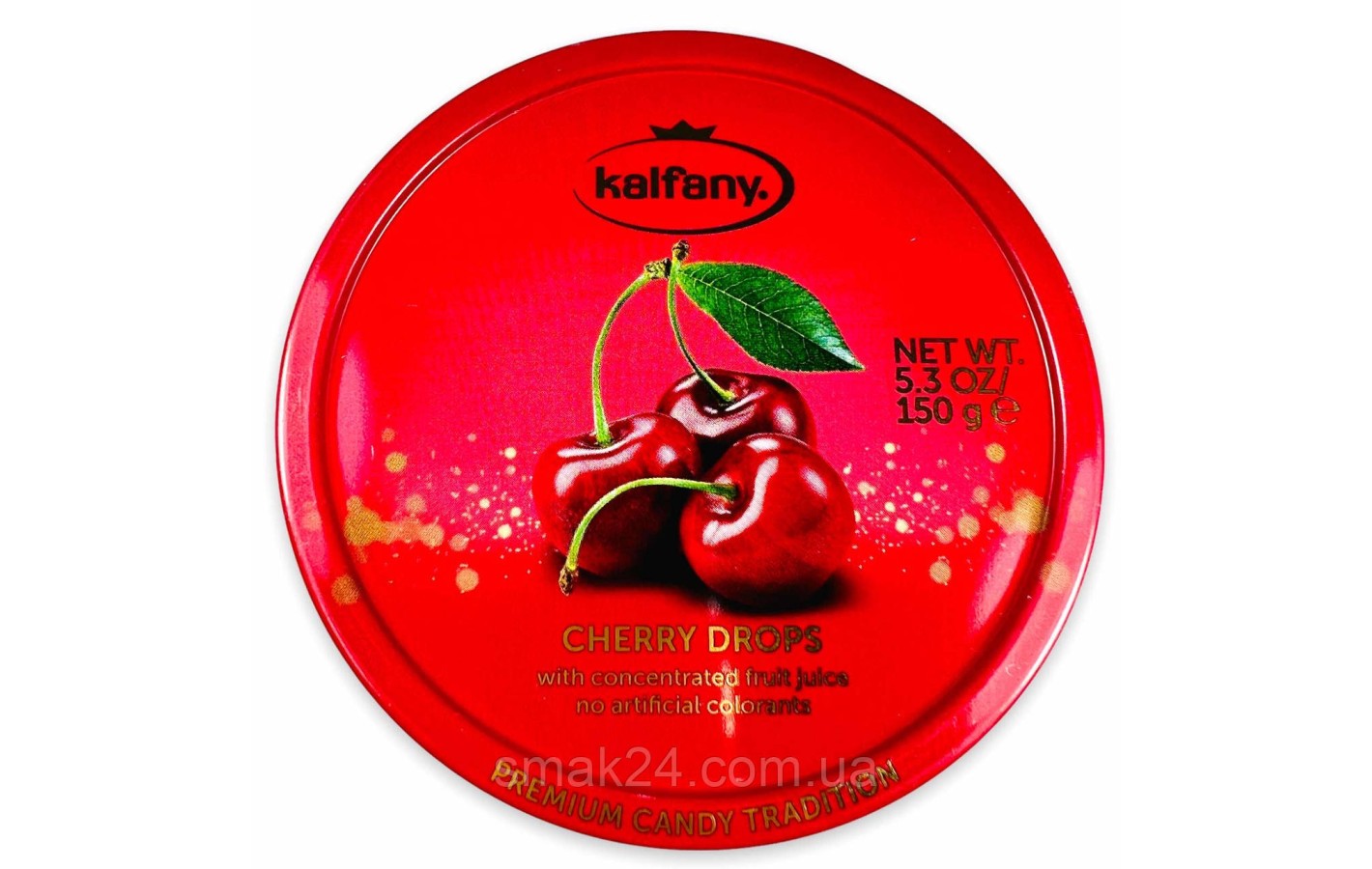 Леденцы (конфеты) Вишня Kalfany Kirsch Drops 150г