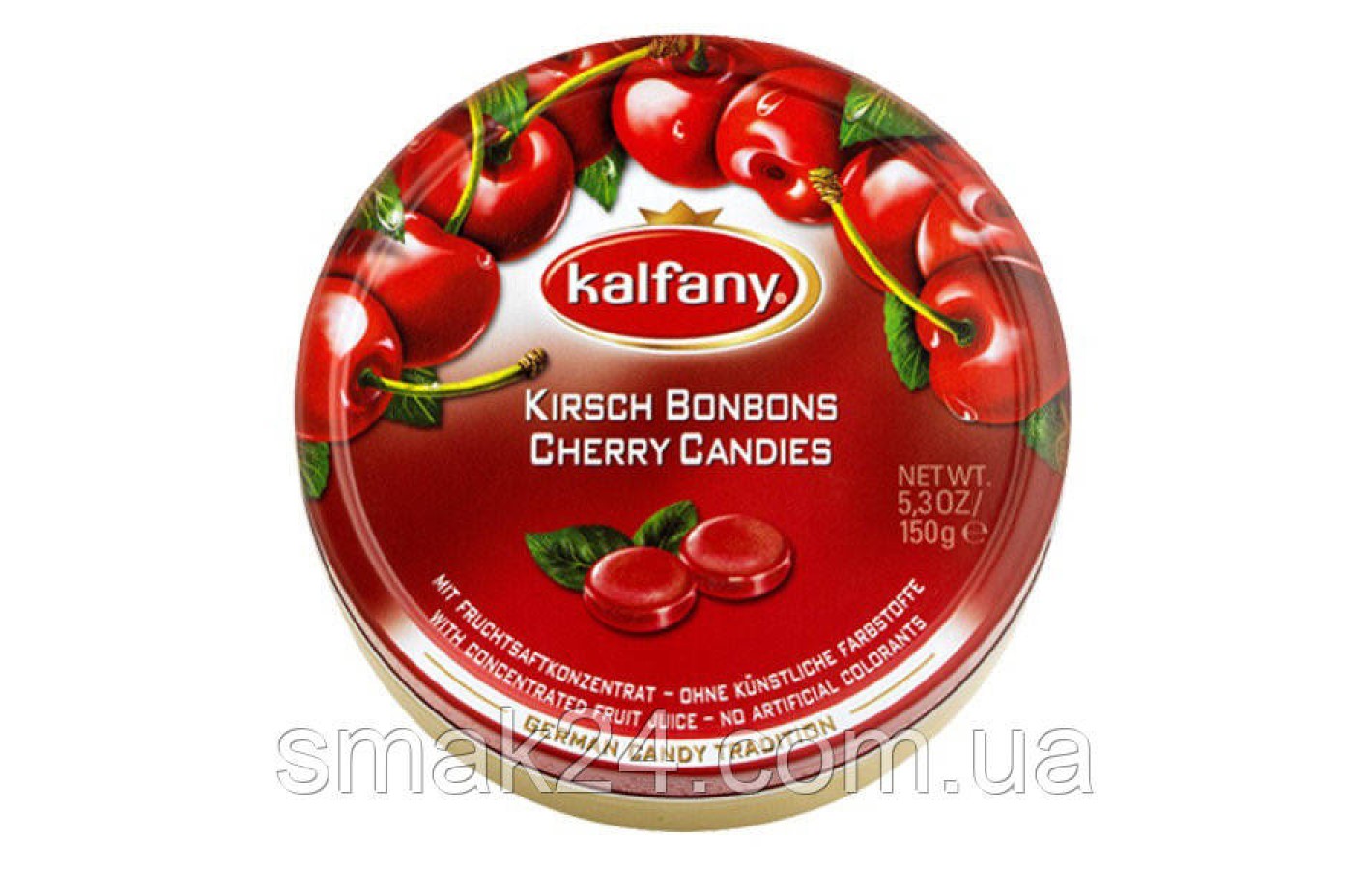 Леденцы (конфеты) Вишня Kalfany Kirsch Drops 150г