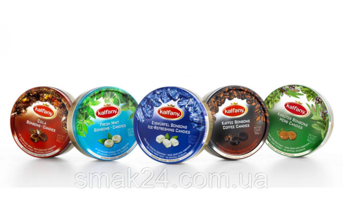 Леденцы (конфеты) Мята Kalfany Mint Drops 150г