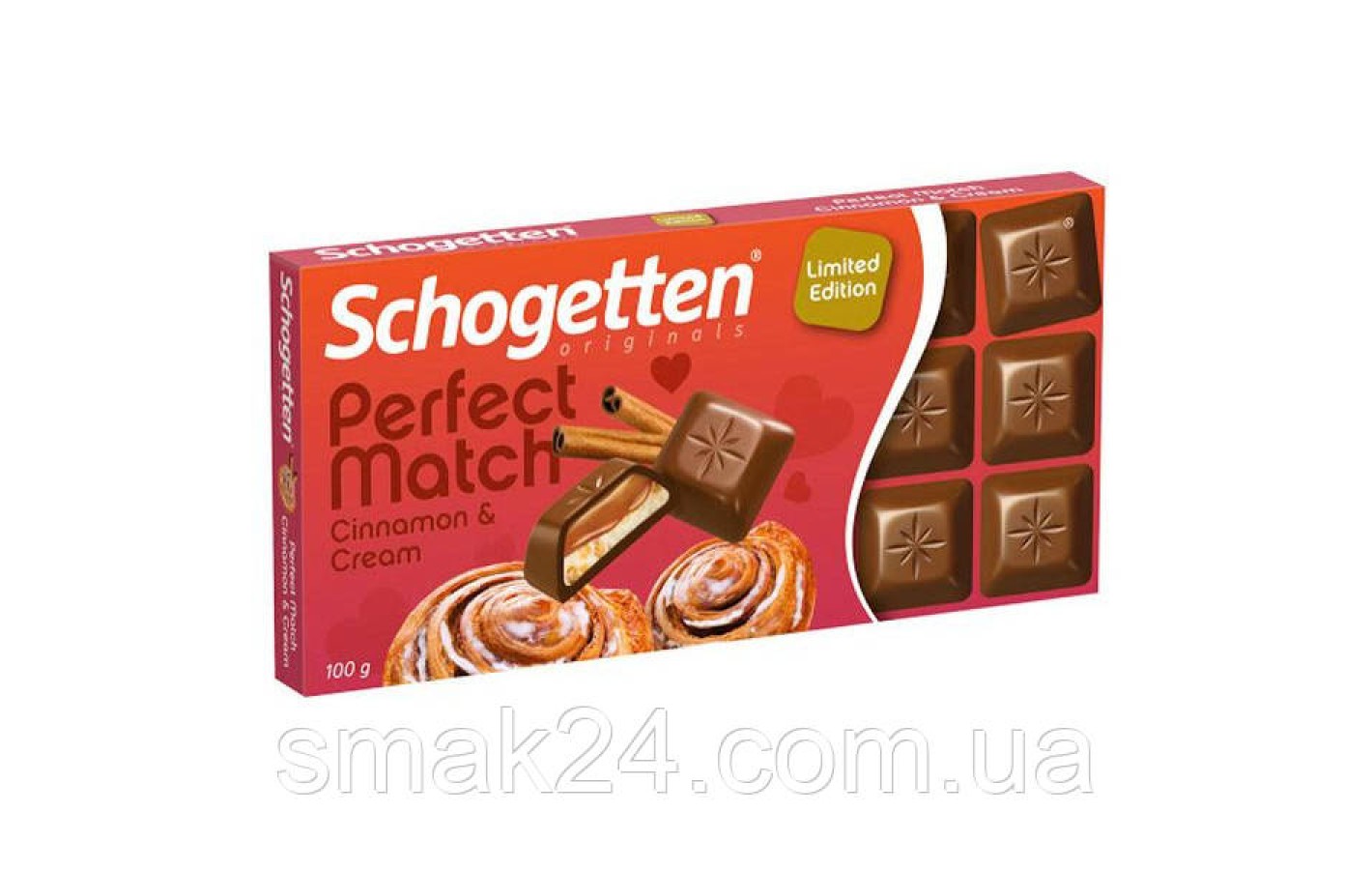 Шоколад молочний з корицею та кремом Schogetten Cinnamon&Cream 100 г Німеччина