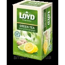 Чай зеленый с лимоном, лаймом и имбирем LOYD lemon and lime  20пакет.(34г)