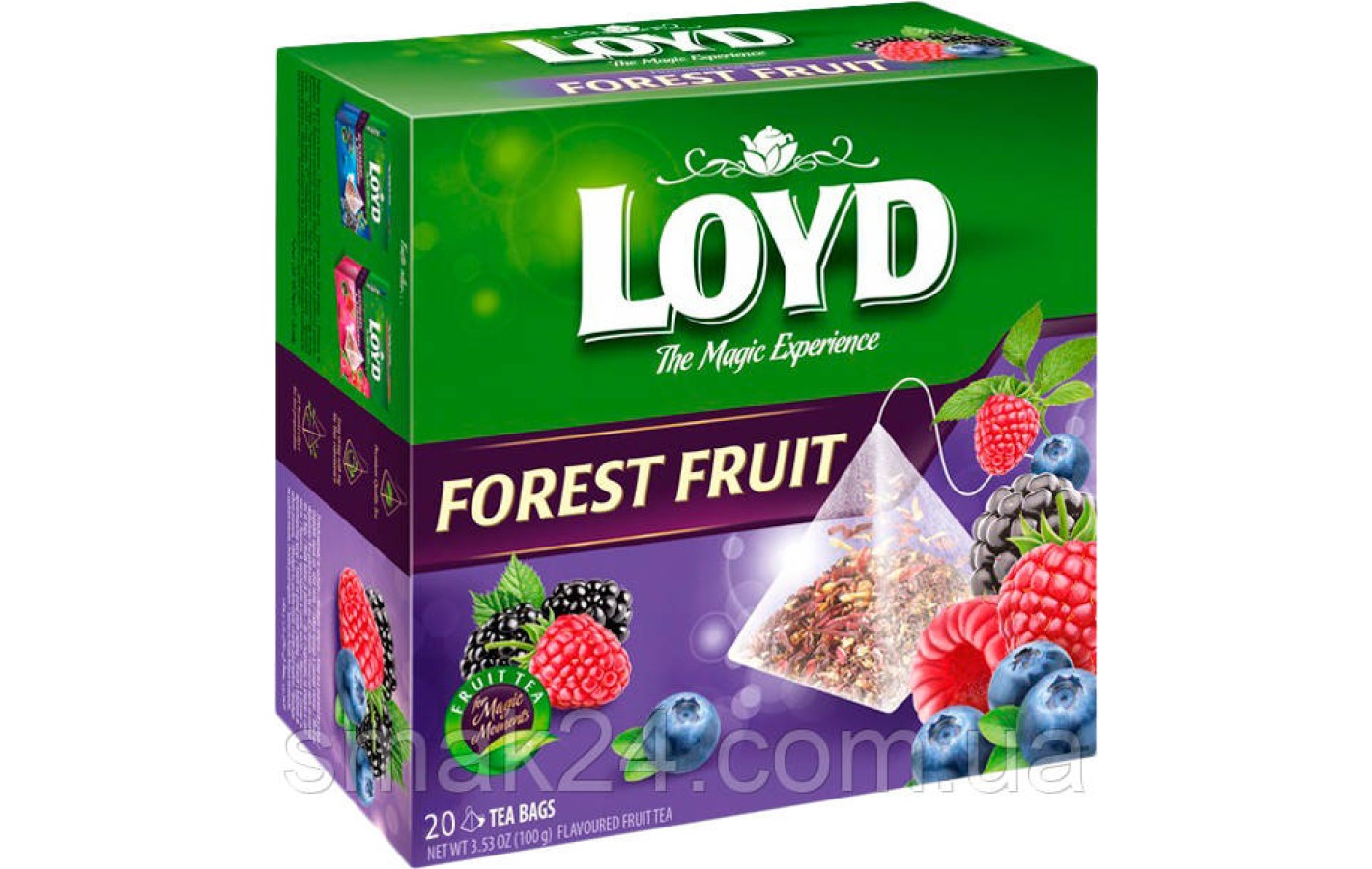 Чай с лесными фруктами Loyd Forest Fruit 20 пирамидок  Польша