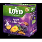 Чай со сливой и корицей Loyd Plum & Cinnamon  20 пирамидок  Польша