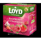 Чай с малиной и клубникой Loyd Raspberry&Strawberry  20 пирамидок (40г) Польша