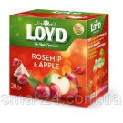 Чай с шиповником и яблоком Loyd Rosehip& Apple 20 пирамидок (40г) Польша
