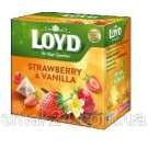 Чай с клубникой и ванилью Loyd Strawberry-Vanilla 20 пирамидок (40г) Польша