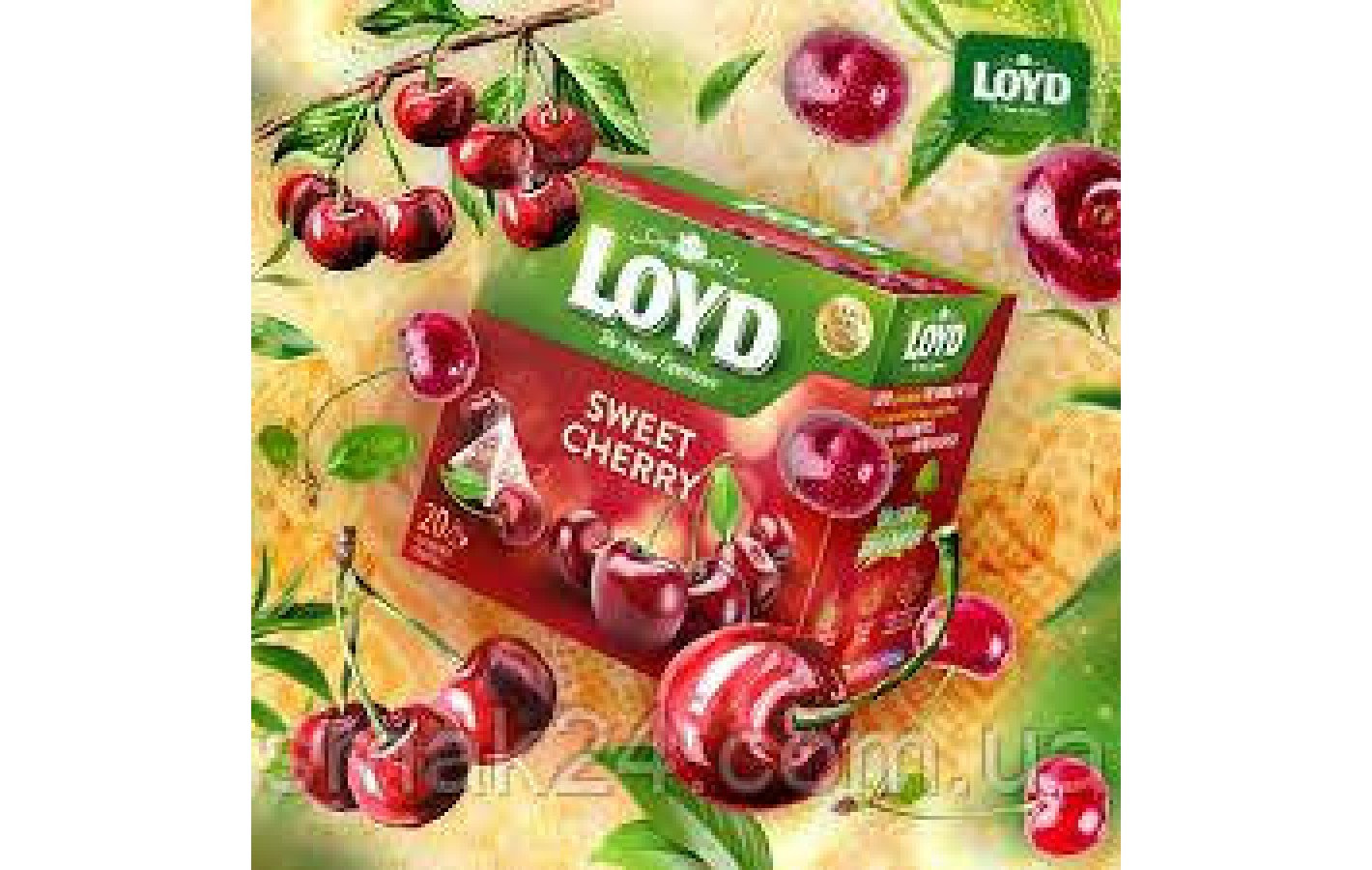 Чай сладкая вишня Loyd Sweet Cherry 20 пирамидок (40г) Польша
