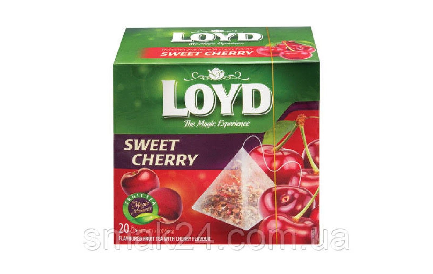 Чай сладкая вишня Loyd Sweet Cherry 20 пирамидок (40г) Польша
