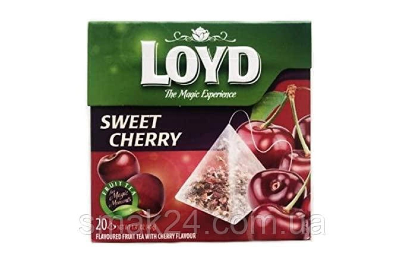 Чай сладкая вишня Loyd Sweet Cherry 20 пирамидок (40г) Польша