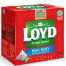 Чай черный с бергамотом Loyd  Earl Grey 20 пирамидок (40г) Польша