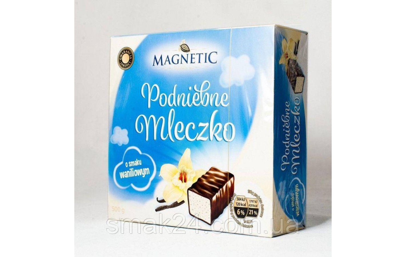 Конфеты птичье молоко с шоколадным вкусом Magnetic Podniebne Mleczko 380г