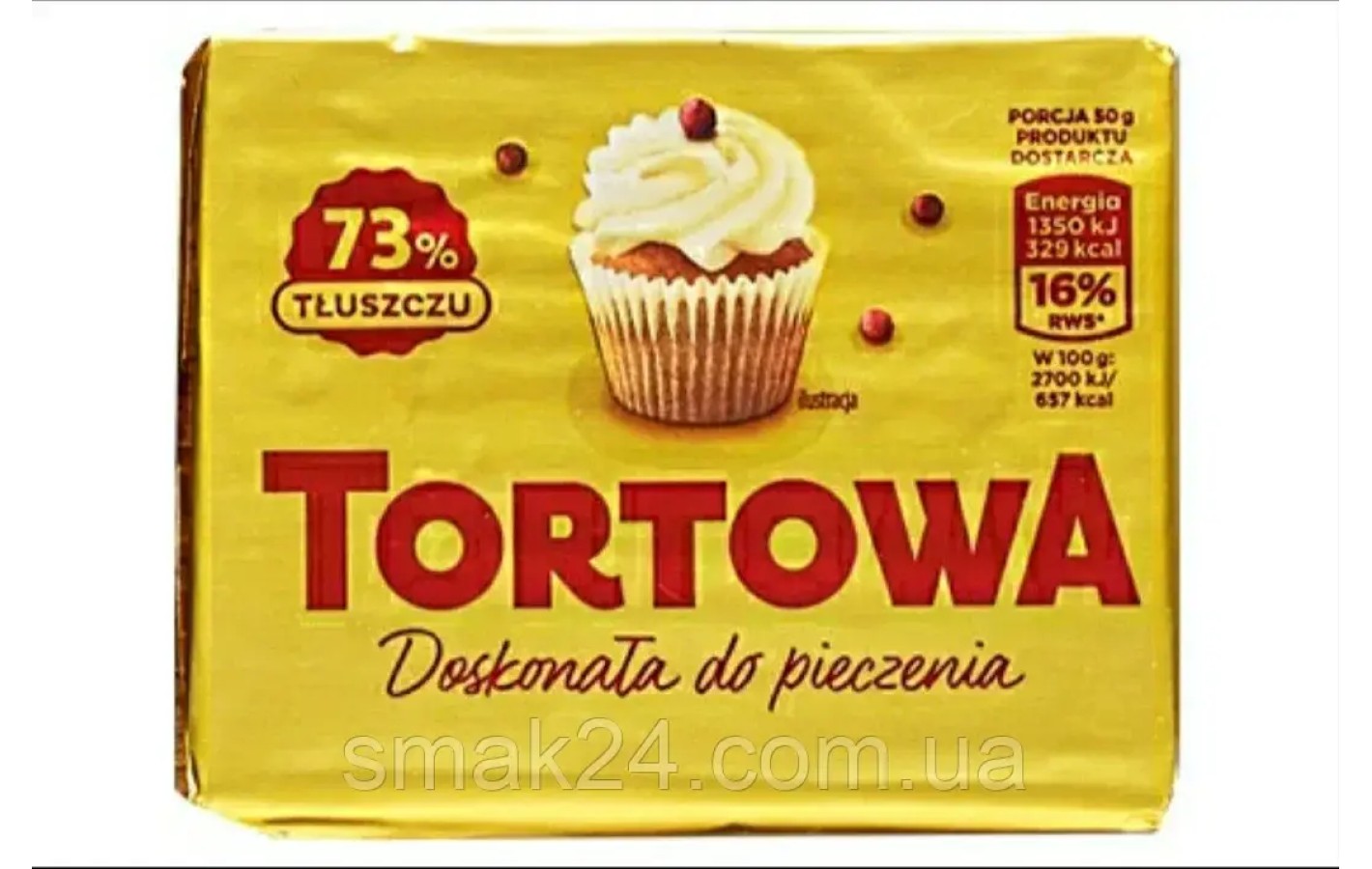 Маргарин для выпечки Tortowa 73%, 250г