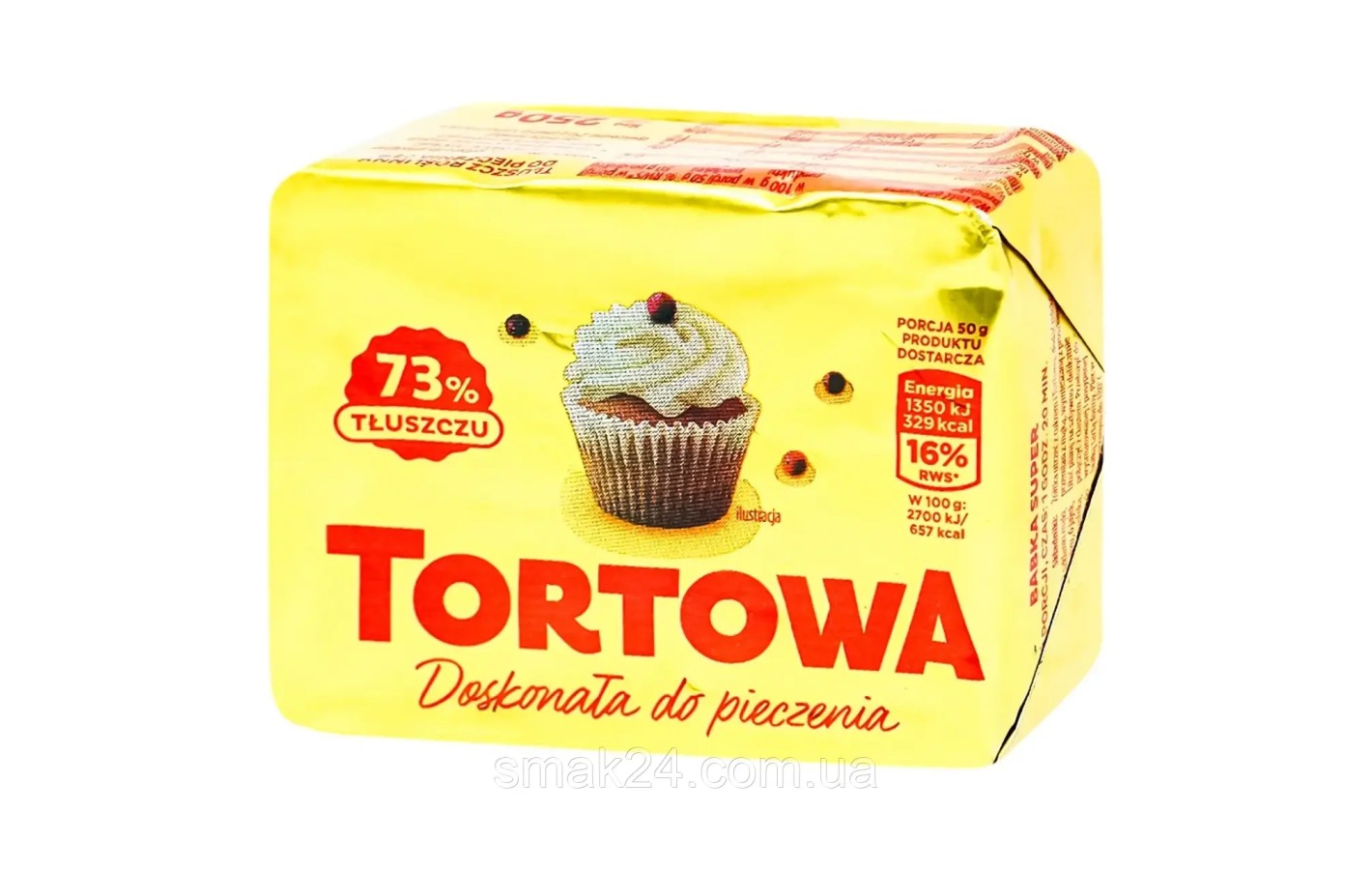 Маргарин для выпечки Tortowa 73%, 250г