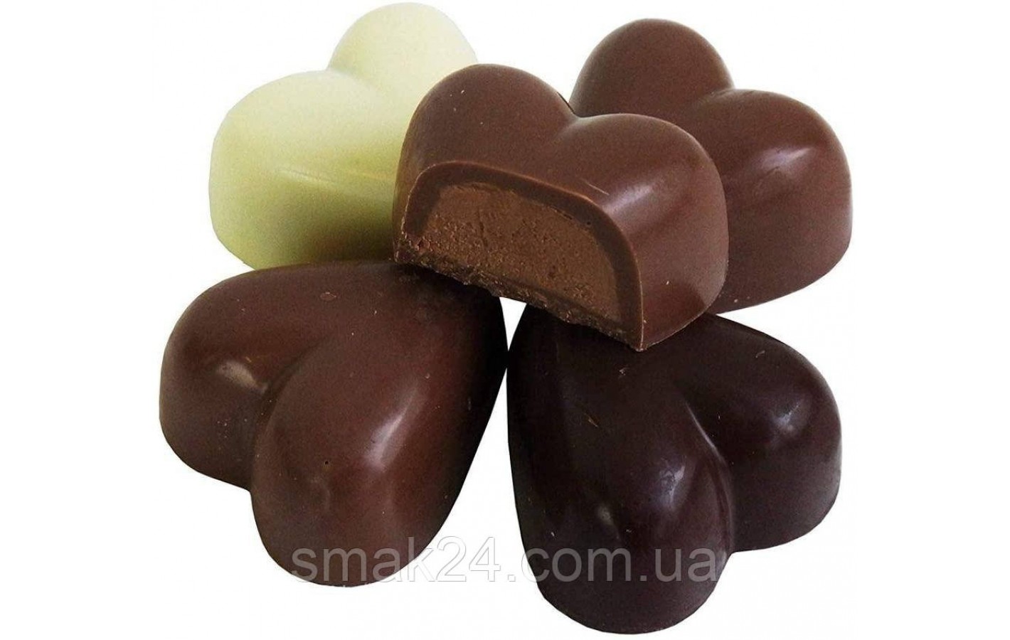 Мини-конфеты СЕРДЕЧКИ бельгийское пралине Maître Truffout 45 г Австрия