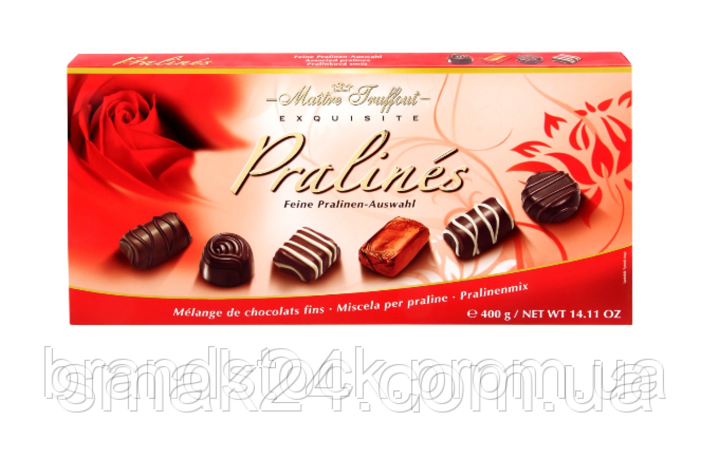 Конфеты шоколадные  Изысканное Пралине Maitre Truffout Австрия 400г