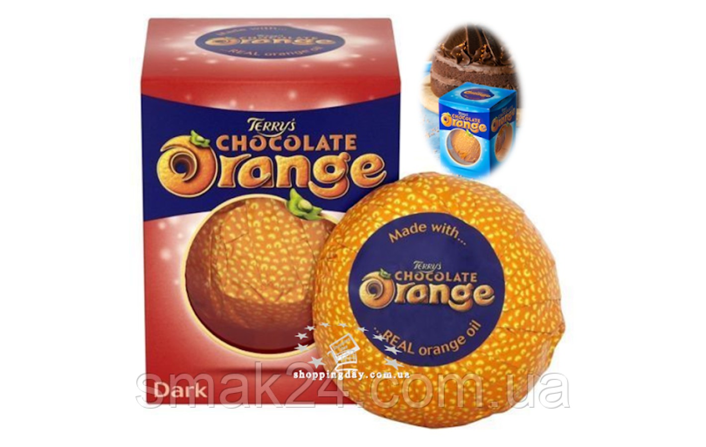 Шоколадный апельсин Тerrys Dark Chocolate Orange 157г