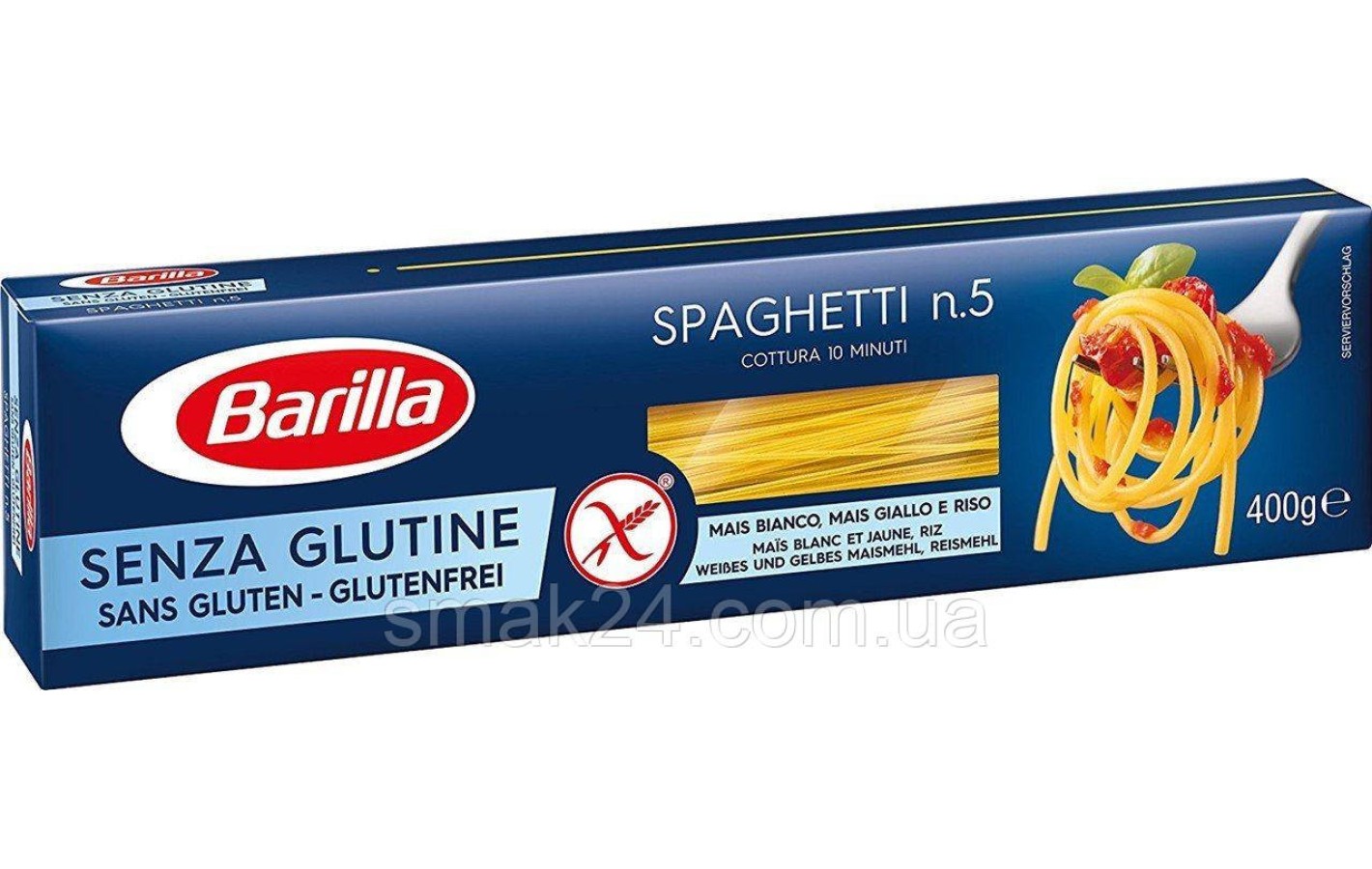Макаронные изделия БЕЗ ГЛЮТЕНА Spaghetti Barilla  Италия 400г