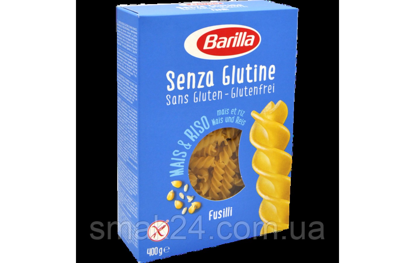 Макаронные изделия БЕЗ ГЛЮТЕНА Fusilli Barilla (Спиральки)  Италия 400г