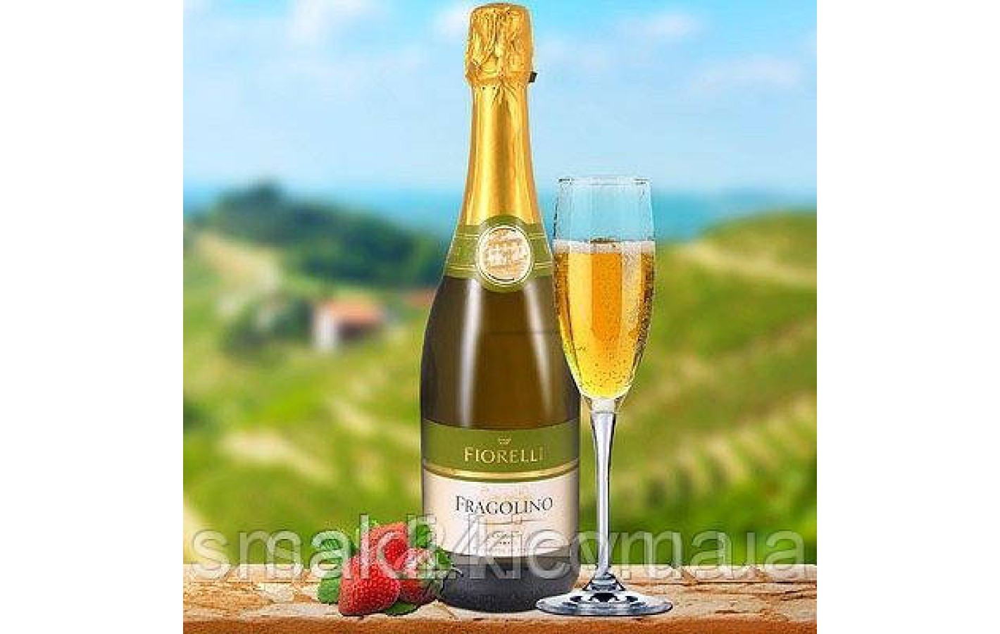 Шампанское (вино) Fragolino Fiorellii белое (клубничное, земляничное) Италия 750мл