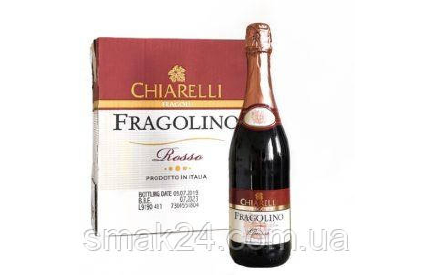 Шампанское (вино) Chiarelli Fragolino Rosso красное Италия 750мл