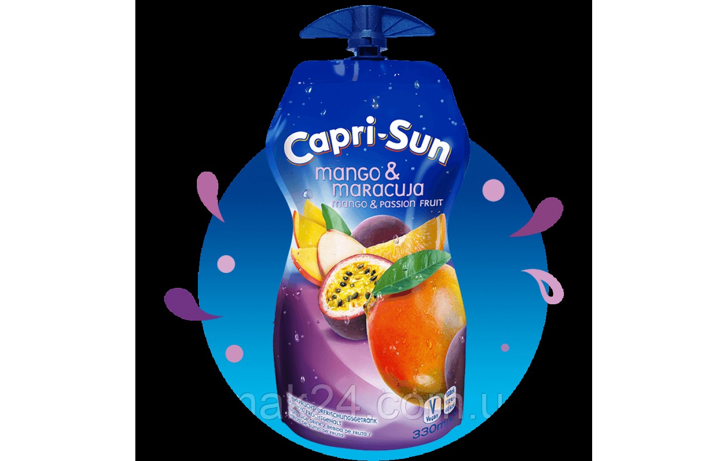 Сок манго-маракуйя Capri-Sun Mango-Maracuja  330 мл Германия
