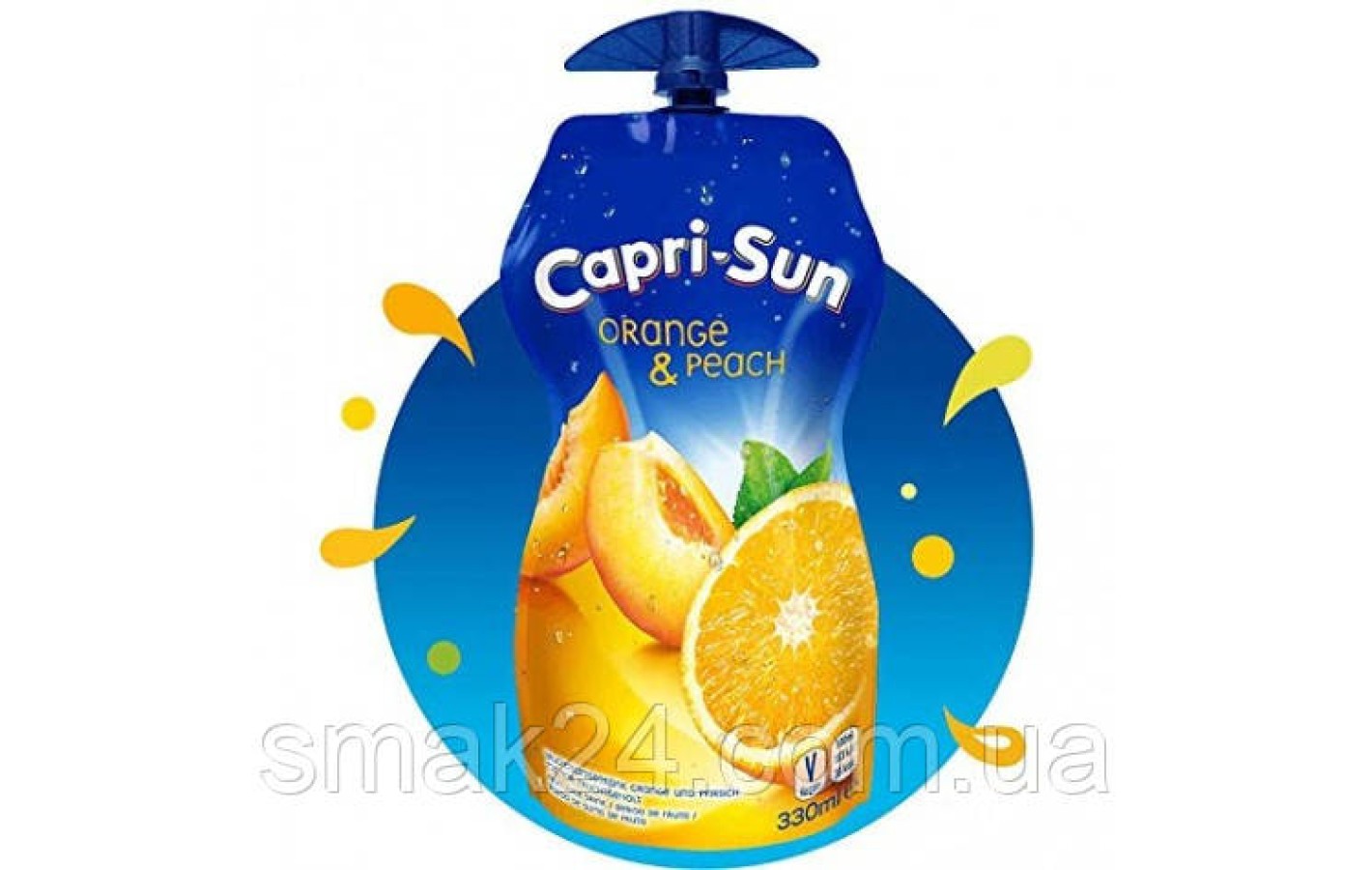 Сок апельсин-персик Capri-Sun Orange & peach  330 мл Германия