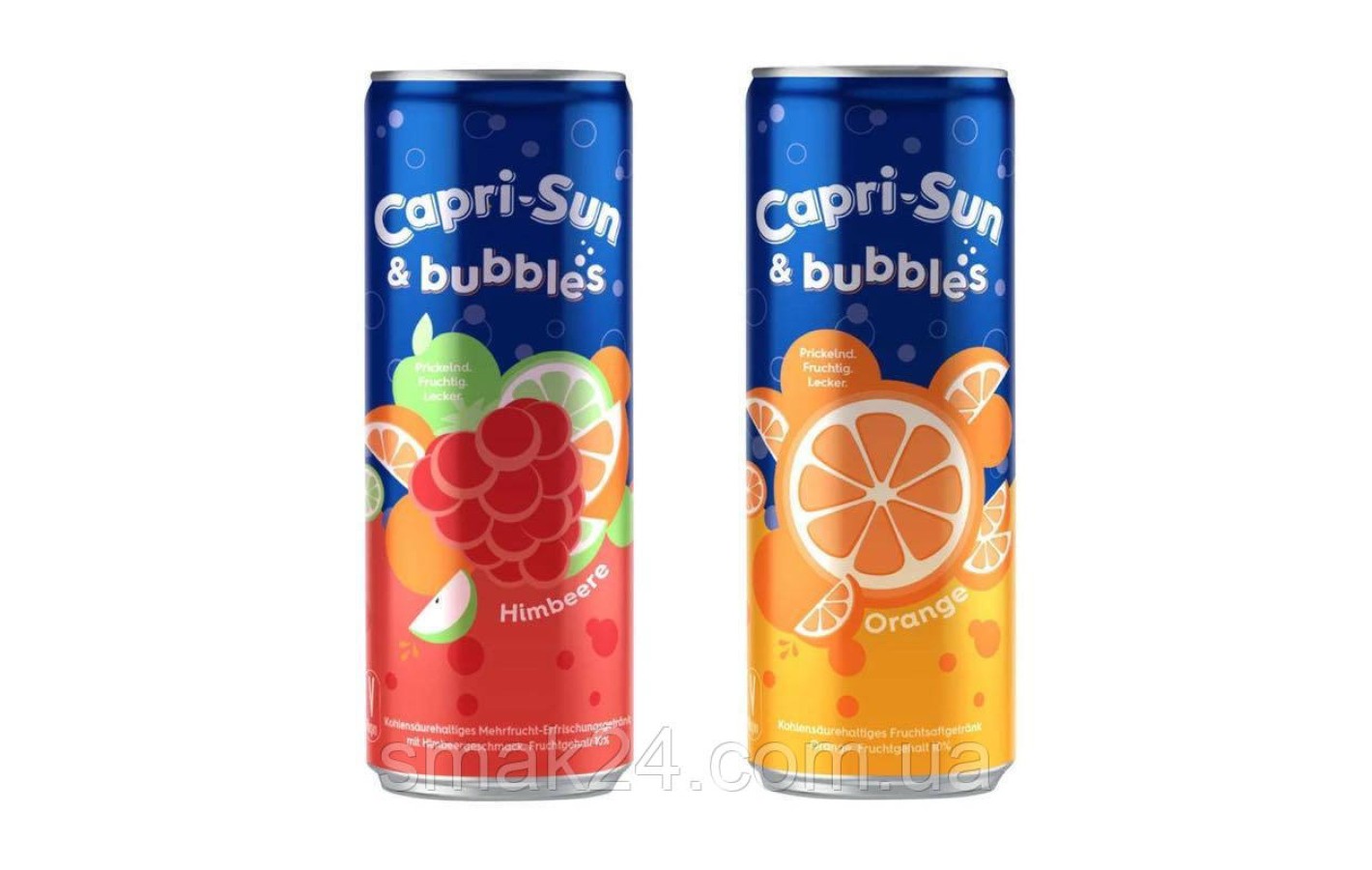 Напиток газированный Малина  CAPRI-SUN Bubbles Raspberry , 330 мл Германия