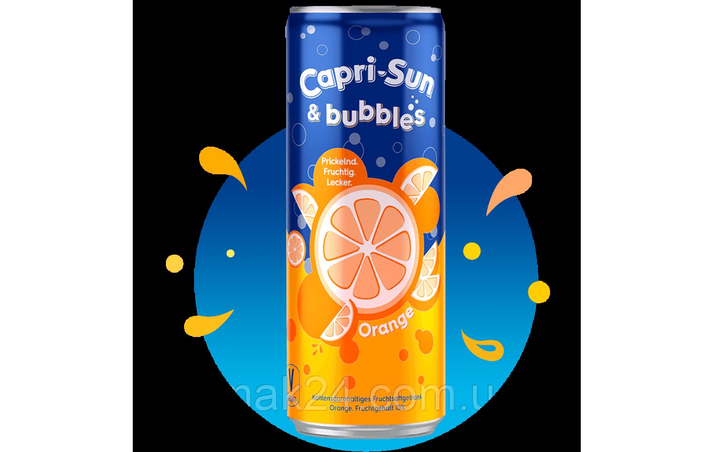 Напиток газированный Апельсин   CAPRI-SUN Orange , 330 мл Германия