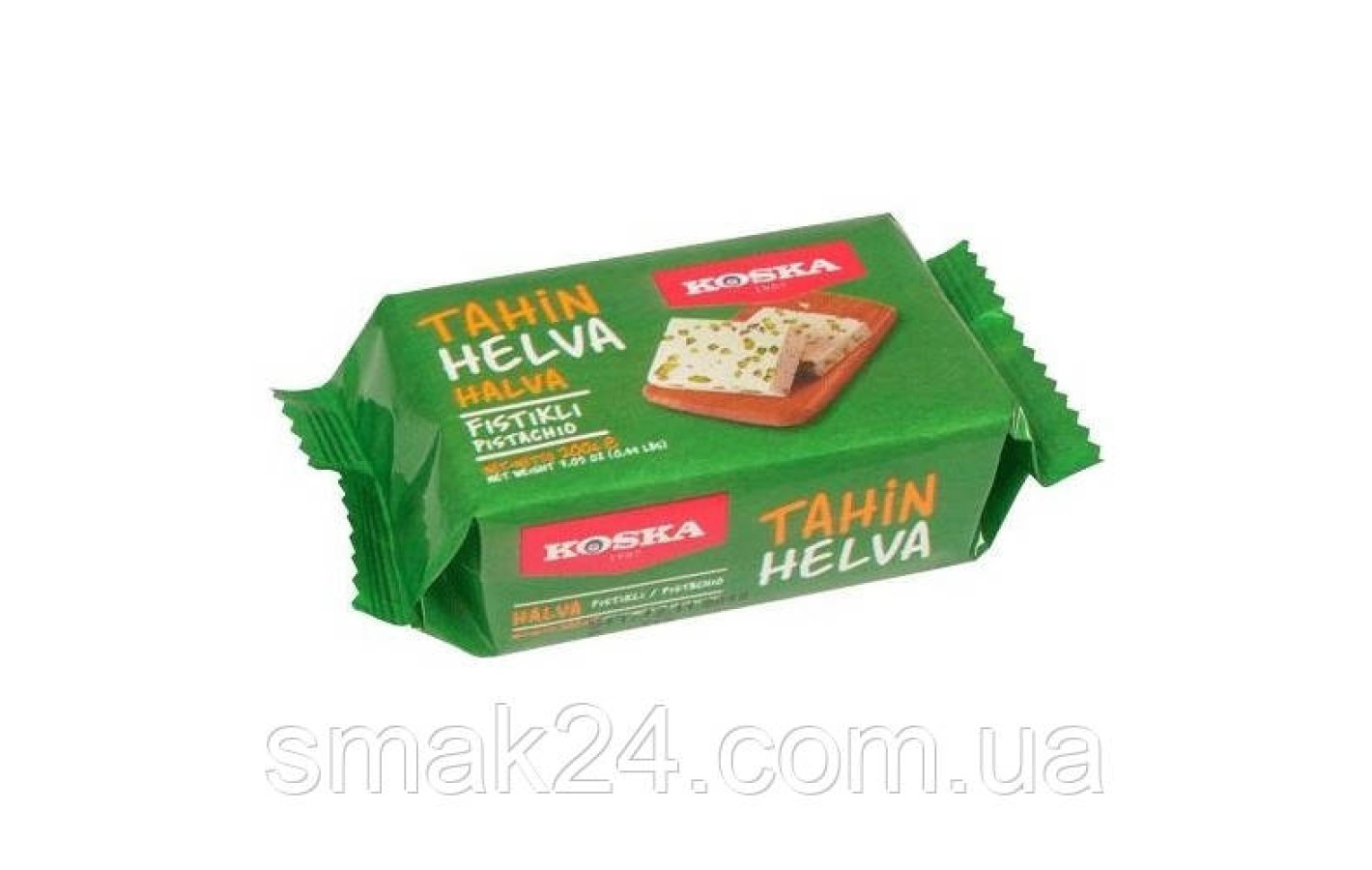 Халва кунжутная (тахинная) с фисташкой Sahinoglu Pistachio 200г Турция
