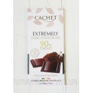 Шоколад екстрачорний 90% какао Cachet Extremely Бельгія 100 г